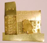 Verschiedene Gold-Lote 585er und 750er aus der Goldschmiede