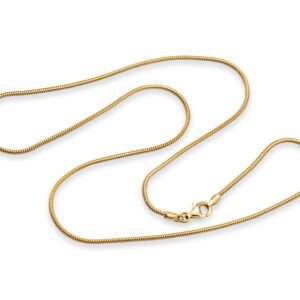 Schlangenkette aus 750 Gelbgold