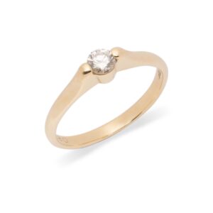Diamant Ring aus 585 Gelbgold