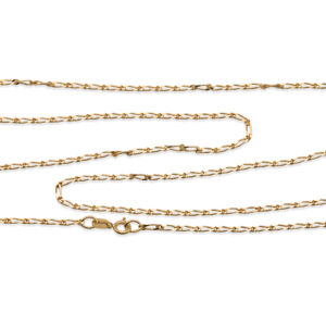 Figaro-Kette aus 750 Gelbgold