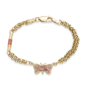 Kinderarmband 750 Gelbgold